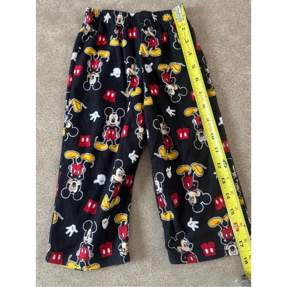 Disney Mickey Mouse Pajama Set 2T Toddler Boys Girls Flame Resistant Sleepwear